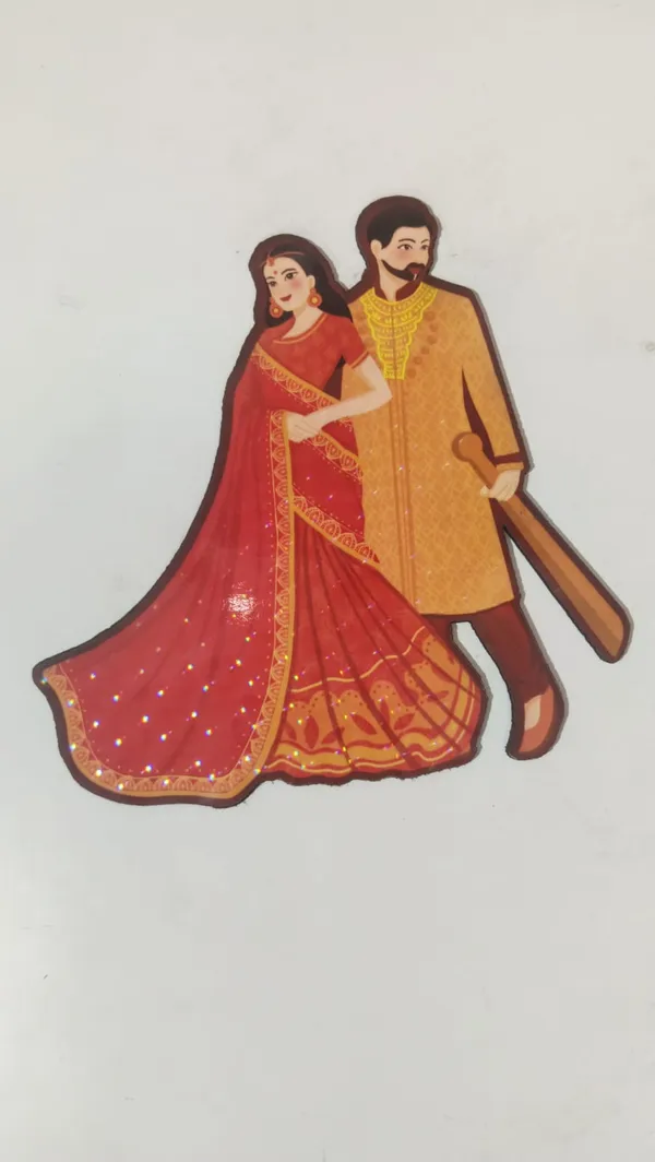 Multicolour_Mdf_2.5_Mm_Mdf_Cutout_Figure_For_Marriage_Or_Any_Celebration_-_10_pcs_piece