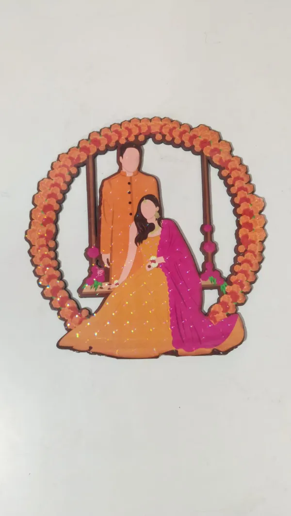 Multicolour_Mdf_2.5_Mm_Mdf_Cutout_Figure_For_Marriage_Or_Any_Celebration_-_10_pcs_piece