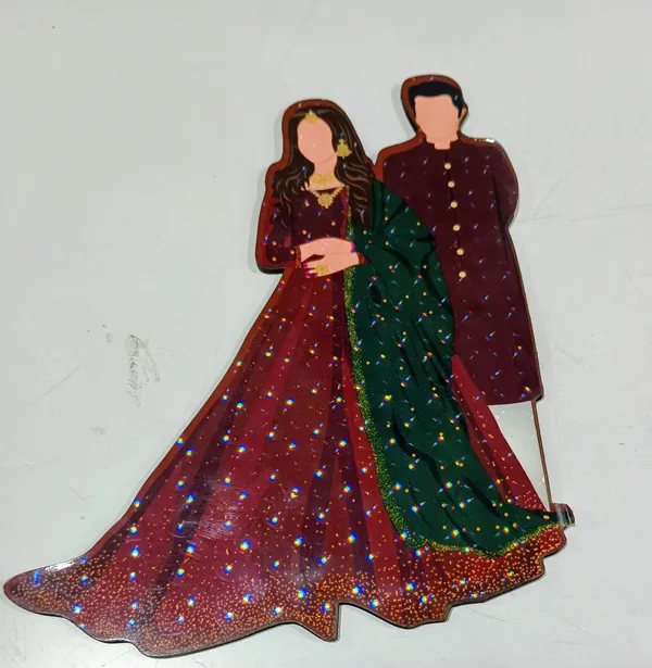 Multicolour_Mdf_2.5_Mm_Mdf_Cutout_Figure_For_Marriage_Or_Any_Celebration_-_10_pcs_piece
