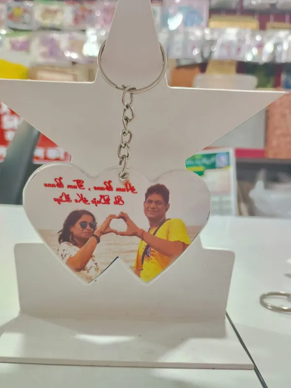 Sublimation_polymer_Key_Chain_heart