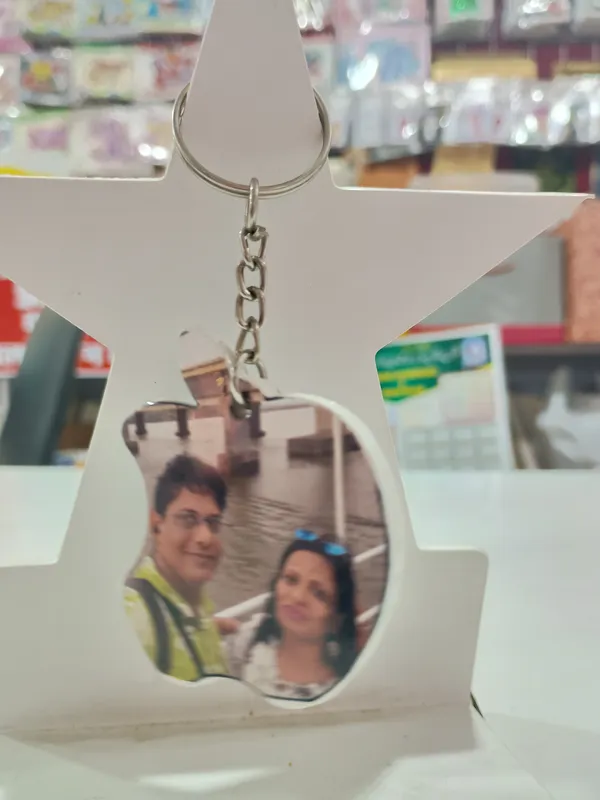 Sublimation_polymer_Key_Chain_apple