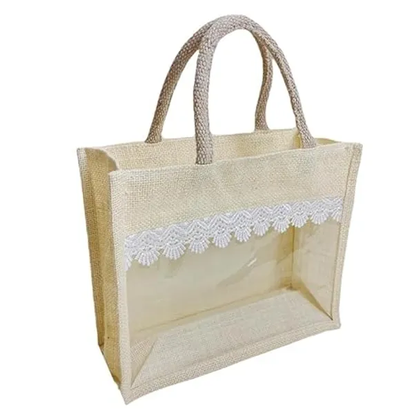 Eco_Friendly_Jute_Gift_Hamper_Bag_with_Front_Transparent_window_|_Reusable_Tote_for_Gifting_Shopping|Return_Gift_wholesale_Wedding_Birthday_Events_|Dry_Fruit_Mall_-_8_*_7_Inch