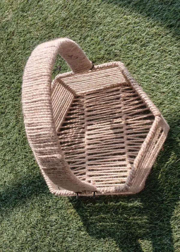Marriage_Basket_Beige_High_Quality_Material_Rafia_-_1_pc_piece