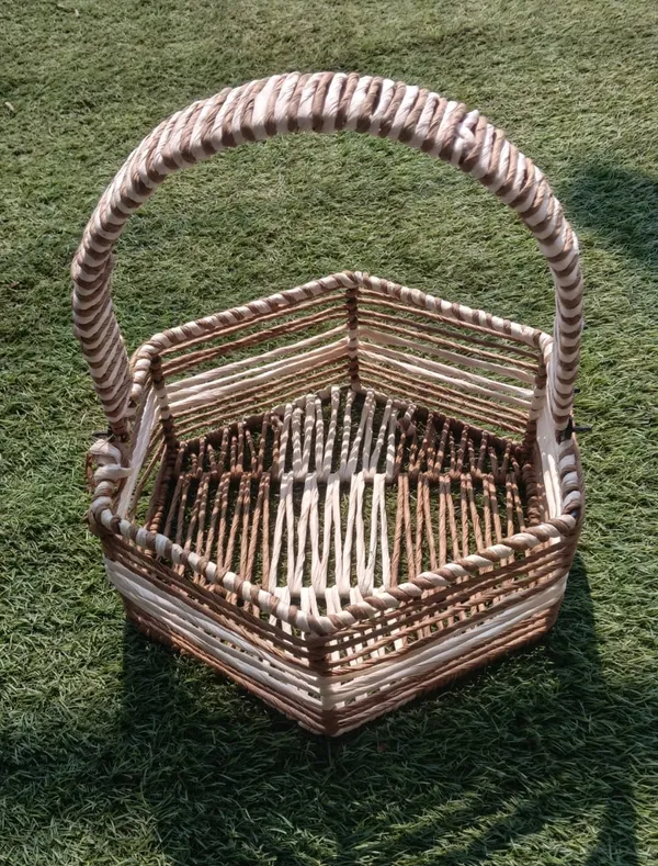 Marriage_Basket_Beige_High_Quality_Material_Rafia_-_1_pc_piece