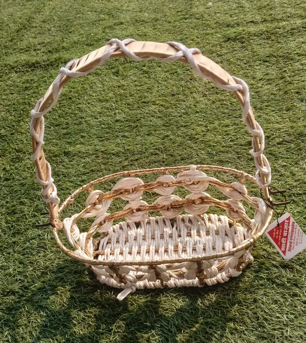 Marriage_Basket_Beige_High_Quality_Material_Rafia_-_1_pc_piece
