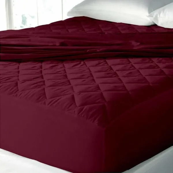 360_Degree_Cotton_And_Lycra_Waterproof_Quilted_Beige_Mattress_Protector