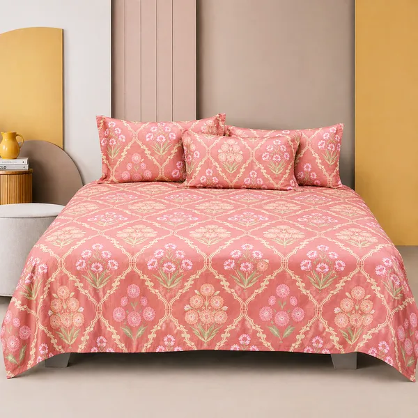 Blush_Garden_Glace_Cotton_Bedsheet_&_Pillow_Cover_Set