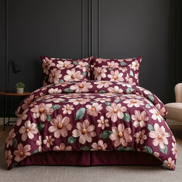 Super_Soft_AC_Comforter_Set_-_Crimson_Bloom_