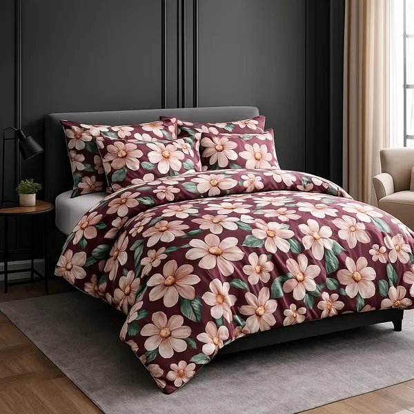 Super_Soft_AC_Comforter_Set_-_Crimson_Bloom_