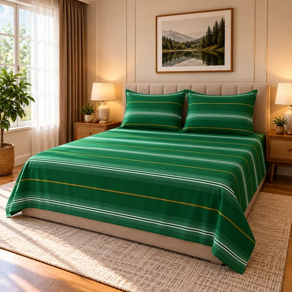 Emerald_Royale_Glace_Cotton_Striped_Bedsheet_Set