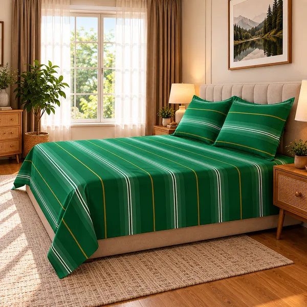 Emerald_Royale_Glace_Cotton_Striped_Bedsheet_Set