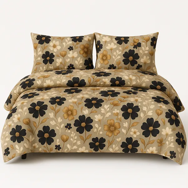 Super_Soft_AC_Comforter_Set_-_Golden_Noir_Blossom