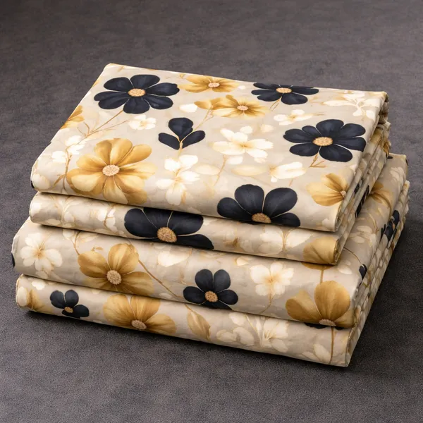 Golden_Noir_Blossom_Glace_Cotton_Bedsheet_Set