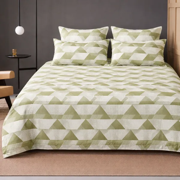 Green_Prism_Glace_Cotton_Bedsheet_Set