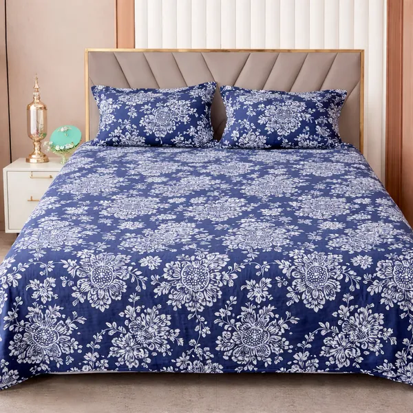 Heritage_Blue_Glace_Cotton_Bedsheet_Set