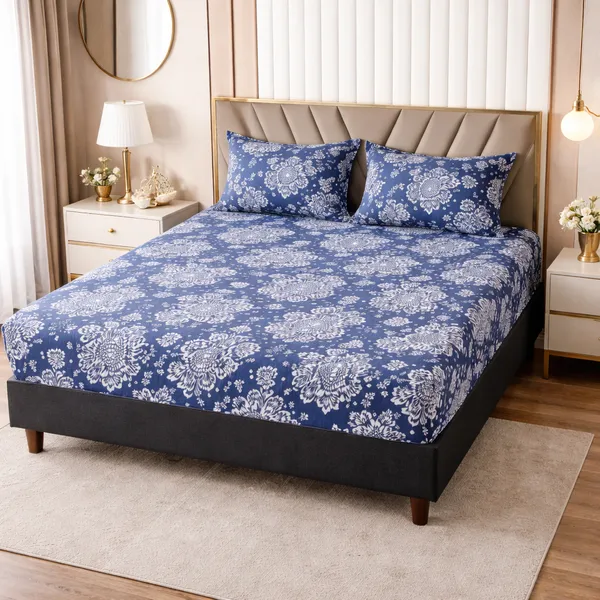 Heritage_Blue_Glace_Cotton_Bedsheet_Set