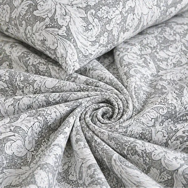 Imperial_Grey_Garden_Glace_Cotton_Bedsheet_Set