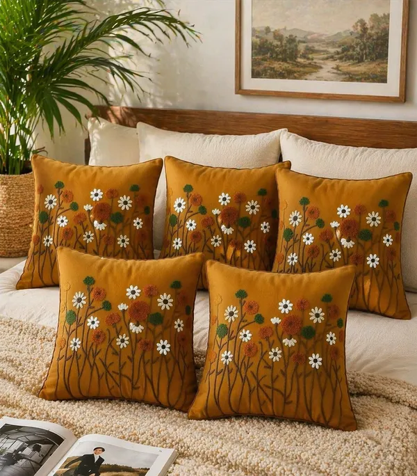Pack_of__5_Aesthetic_Meadow_Cushion_Cover_Set_–_Premium_Brown_Home_Décor