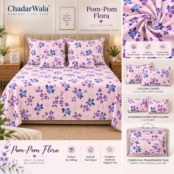 Pom-Pom_Flora_5Pc_Bedsheet_Set_–_Lavender_Bliss_(Bag_Packing)