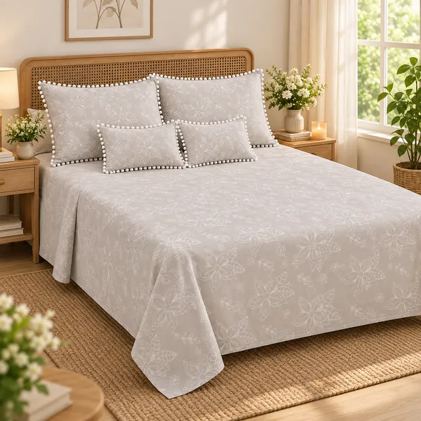 Pom-Pom_Flora_5Pc_Bedsheet_Set_–_Linen_Blossom_(Bag_Packing)