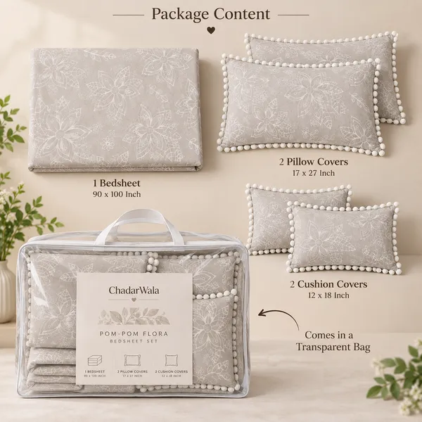 Pom-Pom_Flora_5Pc_Bedsheet_Set_–_Linen_Blossom_(Bag_Packing)