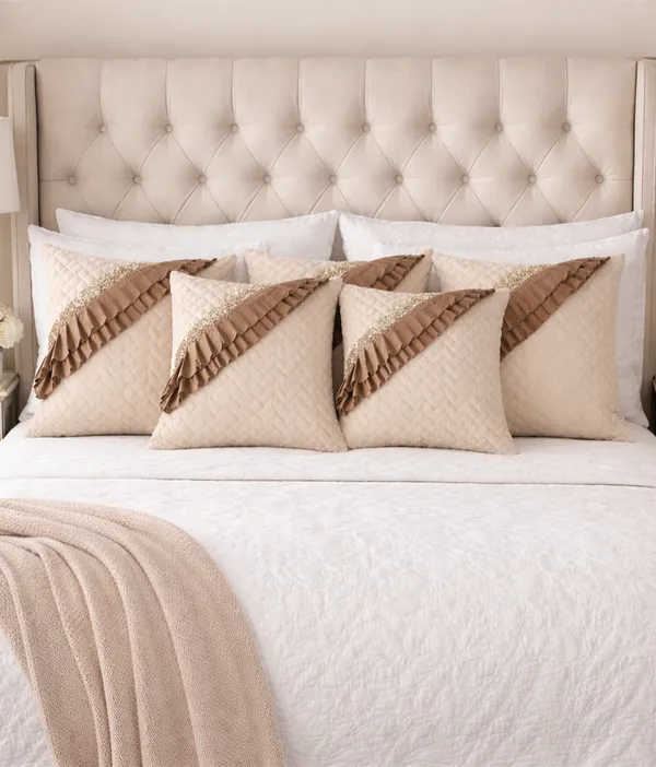 Pack_of_5_Regal_Luxe_Frill_Cushion_Covers_–_Elegant_Brown_Edition
