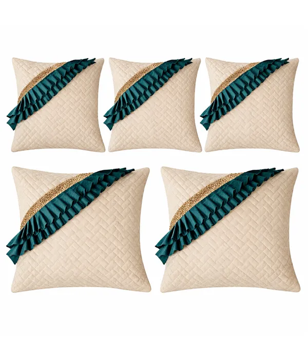 Pack_of_5_Royal_Luxe_Cushion_Cover_Set_–_Teal_Decorative_Sofa_Collection