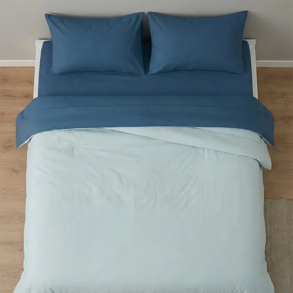 Reversible_Super_Soft_AC_Comforter_Set_–DualTone_Aura_Denim_&_Sky