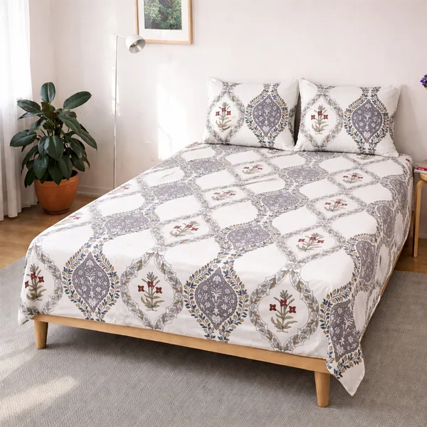 Damask_Bloom_Glace_Cotton_Bedsheet_Set