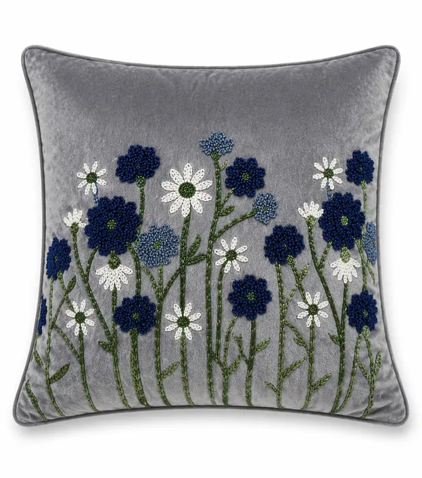 Pack_of_5_Designer_Satin_Stripe_Cushion_Wildflower_Meadow_Cushion_Silver_Set