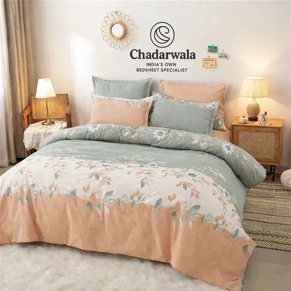 Autmn_Leaves_Glace_Cotton_Bedsheet_Set