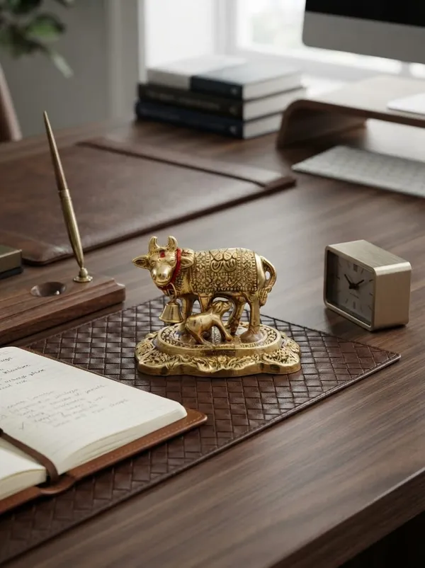 Golden_Kamadhenu_Divine_Cow_Idol