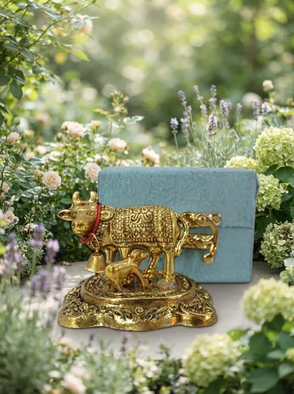 Golden_Kamadhenu_Divine_Cow_Idol