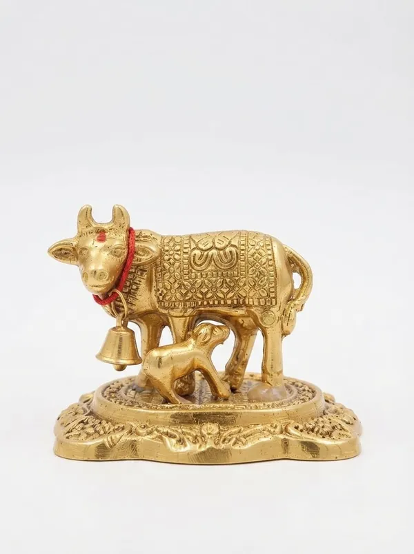 Golden_Kamadhenu_Divine_Cow_Idol