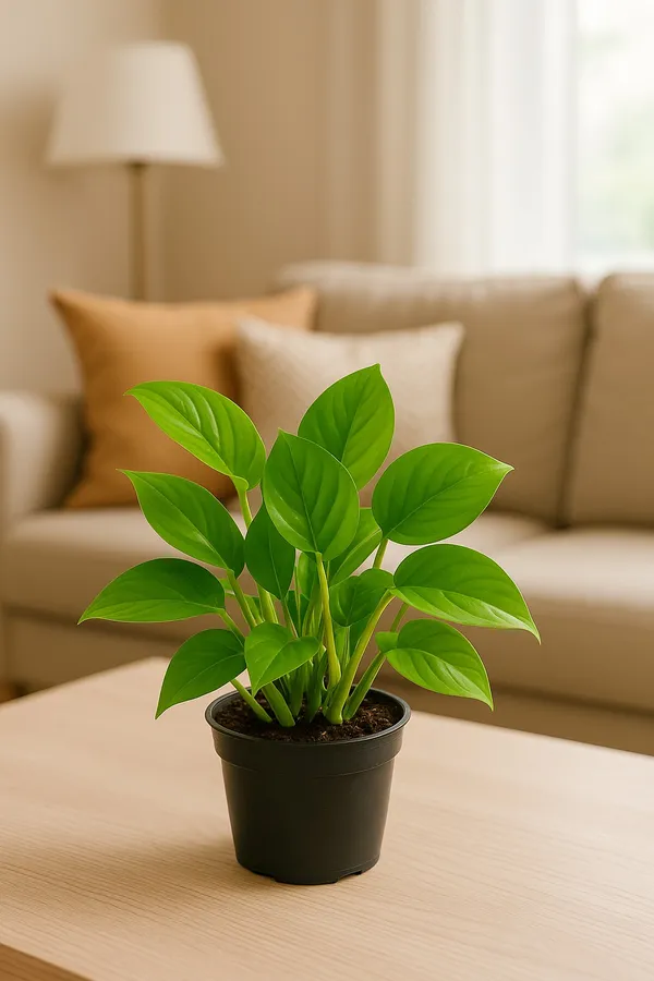 Black_&_Green_Money_Plant_With_Black_Nursary_Pot
