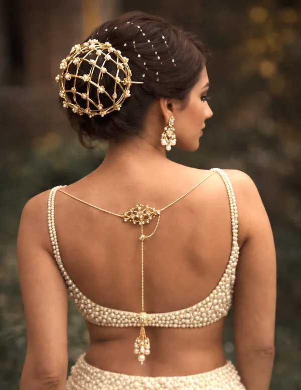 Gold_Brass_Hair_Bun_For_Women