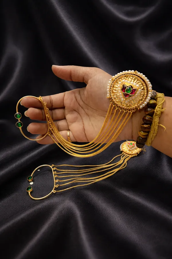 Gold_Brass_Nanakphool_For_Women