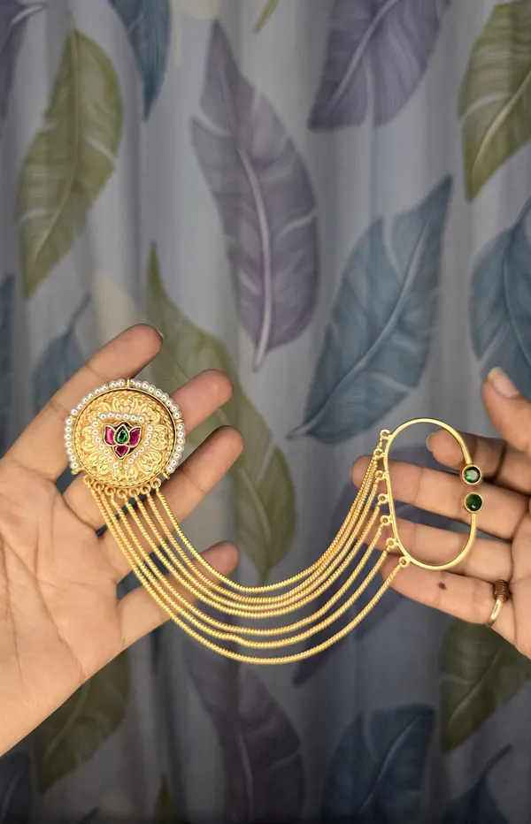 Gold_Brass_Nanakphool_For_Women