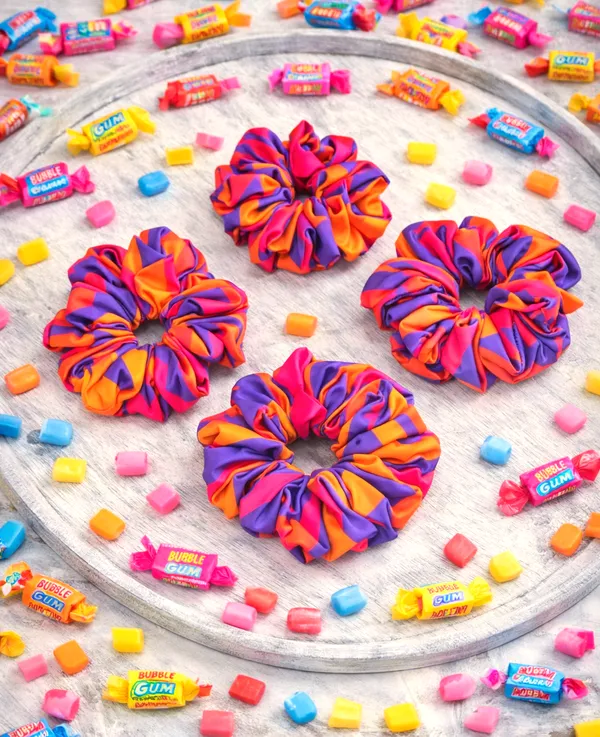 Multicolor_Brass_Silk_Scrunchie_Set_For_Women