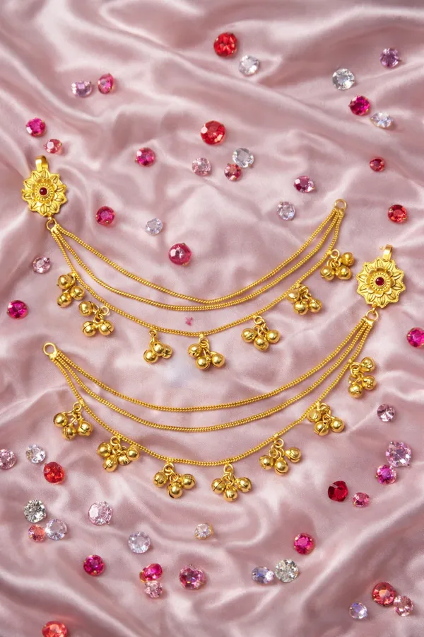 Gold_Brass_Kanak_Phool_Jhanjhar_For_Women