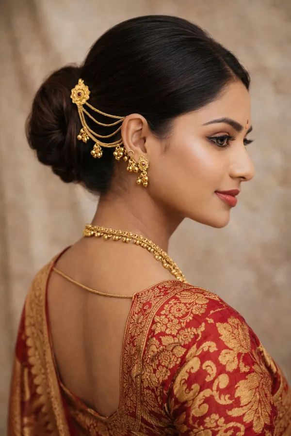 Gold_Brass_Kanak_Phool_Jhanjhar_For_Women