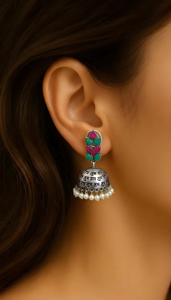 Multicolor_Brass_Moissanite_Stone_Earrings_For_Women