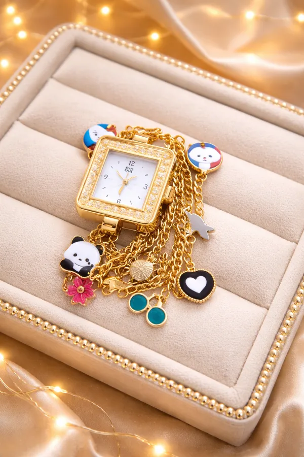 Multicolor_Brass_Charm_Watch_For_Women