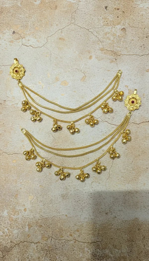 Gold_Brass_Kanak_Phool_Jhanjhar_For_Women