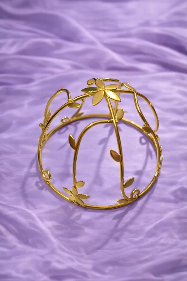 Gold_Brass_Hair_Bun_Cage_For_Women