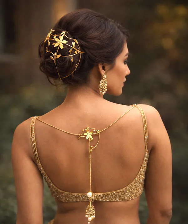 Gold_Brass_Hair_Bun_Cage_For_Women