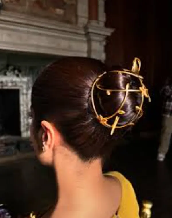 Gold_Brass_Hair_Bun_Cage_For_Women