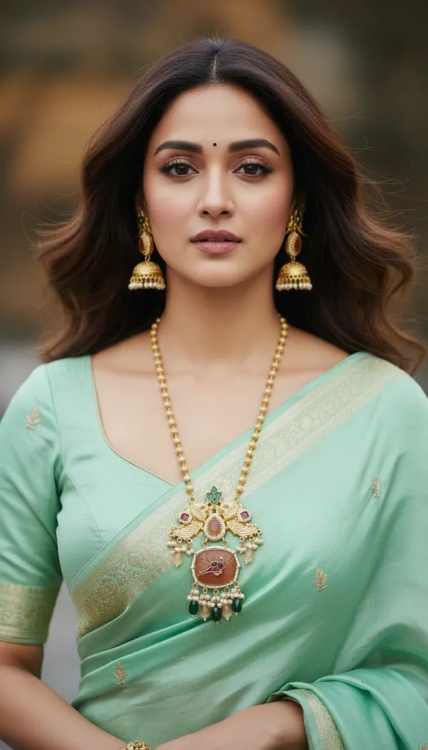 Multicolor_Brass_Kundan_Necklace_&_Earrings_Set_For_Women