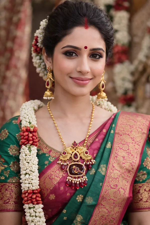 Multicolor_Brass_Kundan_Necklace_&_Earrings_Set_For_Women