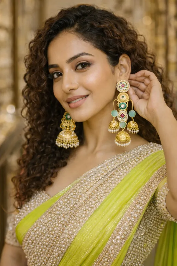 Multicolor_Brass_Kashmiri_Earrings_For_Women